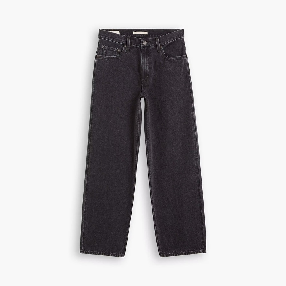LEVI's Black Dad Loose Slouch Barn Staright Baggy Jeans Size 30 NWT